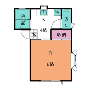 エクセレント浅野【2階】の間取り