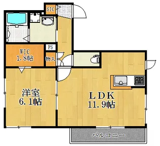 ベルフローラ【2階】の間取り