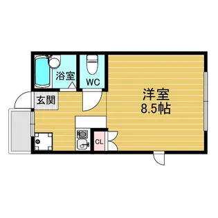 ハウス道正【2階】の間取り