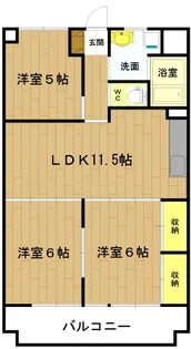 三重県伊勢市久世戸町【マンション】の間取り