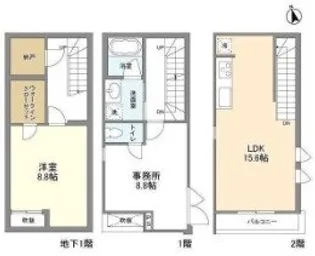 東京都世田谷区松原5【一戸建】の間取り