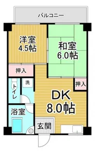 第1吉岡ビル【5階】の間取り