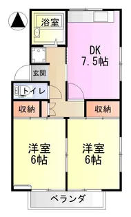 ベル・コーポ【2階】の間取り