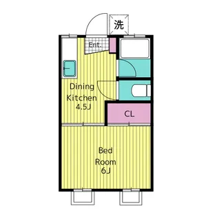 ポワミエル【2階】の間取り