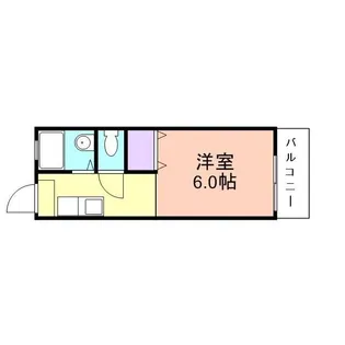 和歌山県和歌山市栄谷【アパート】の間取り