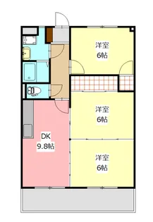 ベルメゾン【2階】の間取り