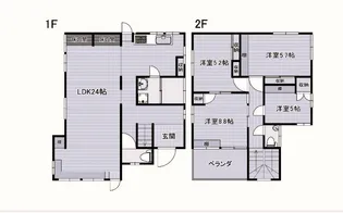 沖縄県宜野湾市志真志3【一戸建】の間取り