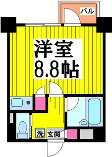 東京都調布市布田1【マンション】の間取り