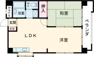 スカイハイツ石黒【3階】の間取り