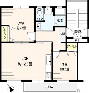 幸町西団地【1階】の間取り