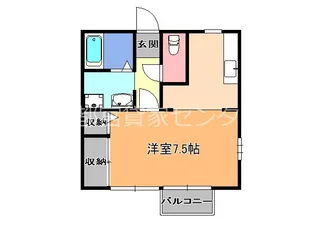 ブレッシングハイツ【1階】の間取り