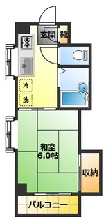 神奈川県川崎市中原区中丸子【マンション】の間取り
