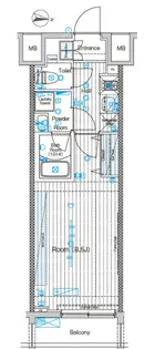 ブライズ方南町【4階】の間取り