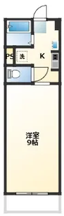 1Kの間取り画像