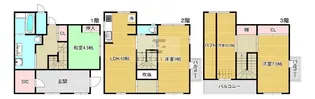 大阪府大阪市東淀川区菅原3【一戸建】の間取り