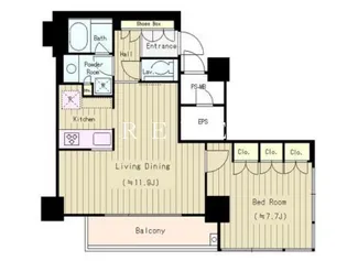 モンテヴィオラ茗荷谷【4階】の間取り