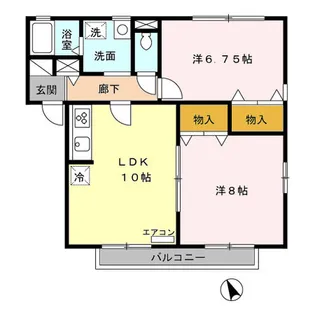 グランドソレーユ【1階】の間取り
