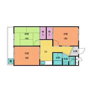 ネオステージ原木【3階】の間取り