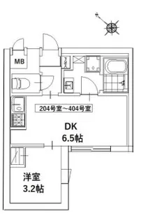 東京都豊島区長崎6【マンション】の間取り