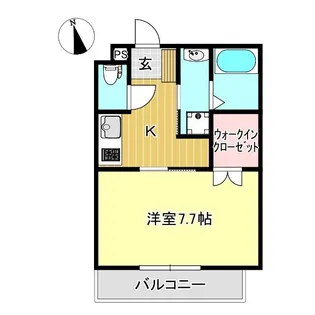 (仮)三島市大宮町マンション【1階】の間取り
