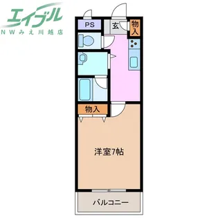 Studio21【3階】の間取り