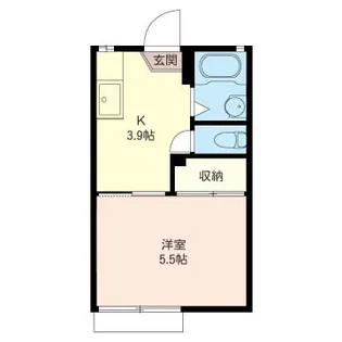 フォーブル南町田【1階】の間取り