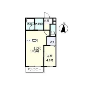 渡幸ベルメゾンDog&Cat V【1階】の間取り