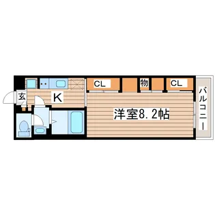 コンフィール富沢【2階】の間取り