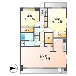 Serenity(セレニティ)【4階】の間取り