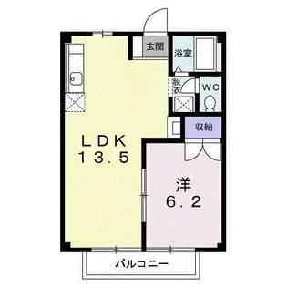 桜荘【1階】の間取り