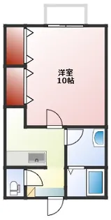 アクティブシティ南栄 B棟【1階】の間取り