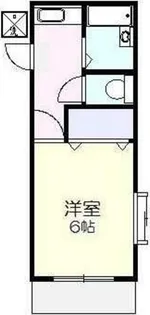 第4五月ハイツA【2階】の間取り