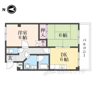 レスターテ4【1階】の間取り