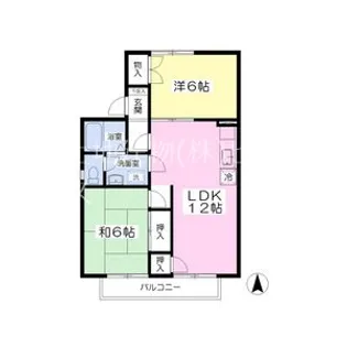 フォレストB館【2階】の間取り