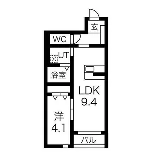 アルトゥーラA&W【1階】の間取り