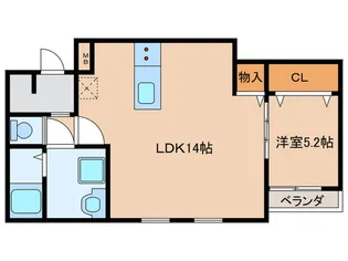 プレミアムスイート額原【3階】の間取り