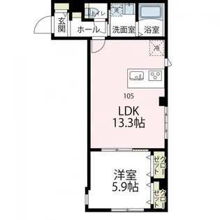 ニューグランデュールII【1階】の間取り