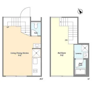 東京都渋谷区神宮前3【マンション】の間取り