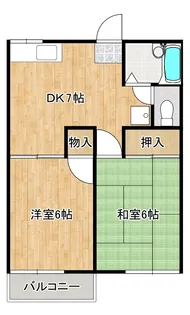 グランヴェール・ロゼ【2階】の間取り