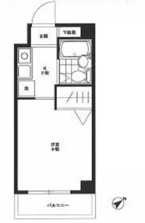 ガーデンヒルズ平和【4階】の間取り
