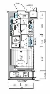 メインステージ武蔵小杉【1階】の間取り