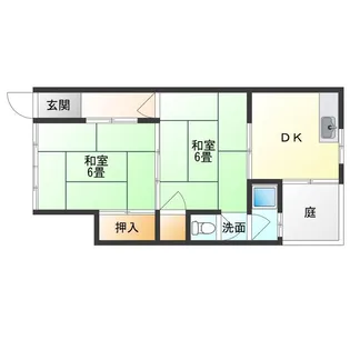阪本ハイツ【1階】の間取り