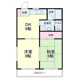ウイング高丘I【3階】の間取り