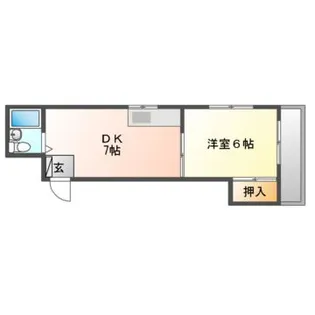 愛媛県宇和島市新町1【マンション】の間取り