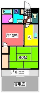 メゾン・ド・バークリー【1階】の間取り