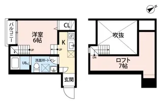 ビュシエール【2階】の間取り