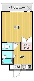 BRICK GARDEN【3階】の間取り