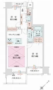 兵庫県明石市野々上3【マンション】の間取り