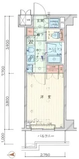 ルーブル羽田萩中【2階】の間取り