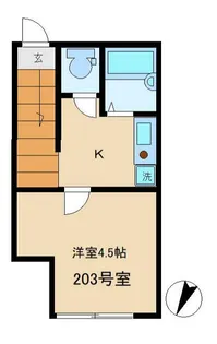 VILLA VIENT TOGOSHIKOEN【2階】の間取り